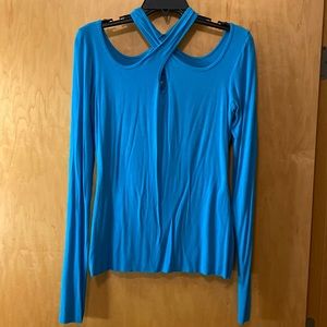 Bailey 44 Aqua Keyhole Top Sz M